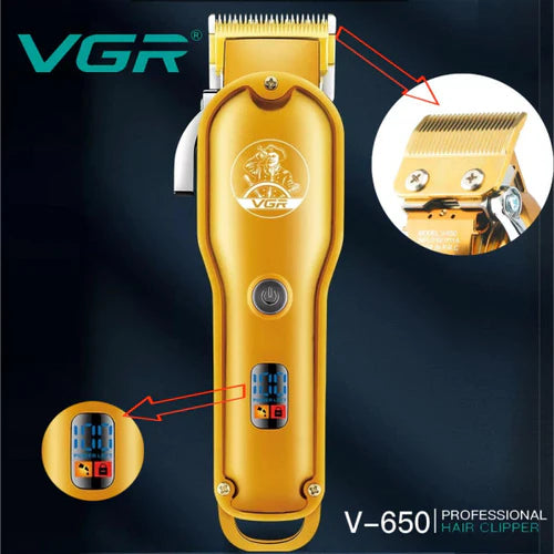 Комплект! Машинка за подстригване VGR 650 и Шейвър VGR V331
