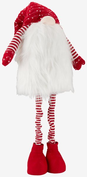 ВИСОК 114СМ!Коледен елф Ш33xД22xВ60-114см червен