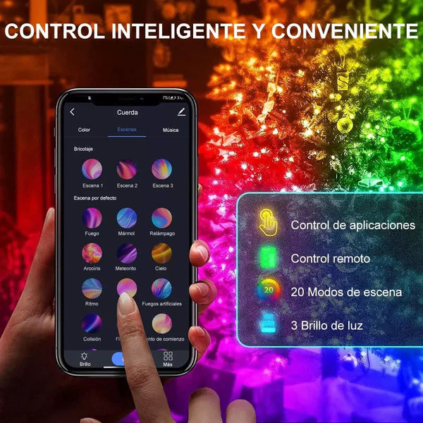 Bluetooth LED светлини за елха