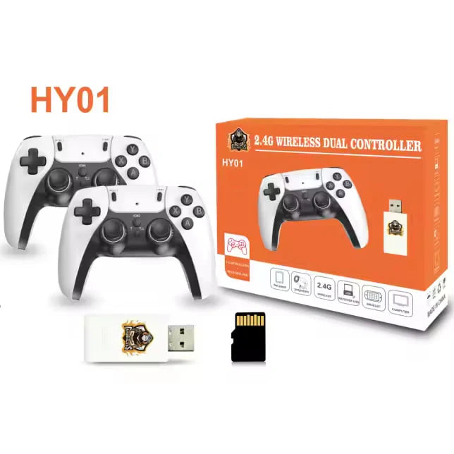 Безжична ретро конзола - GAME STICK HD с 20000 игри и два джойстика