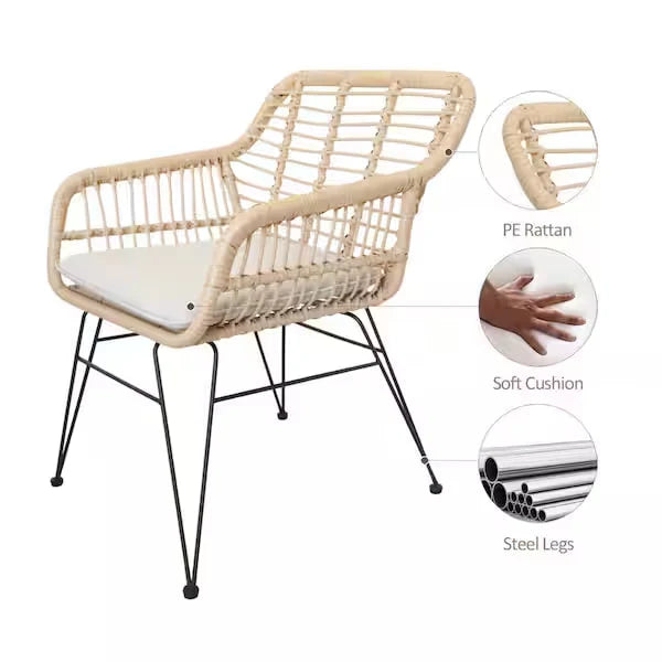 Градински комплект SET маса + 2 стола