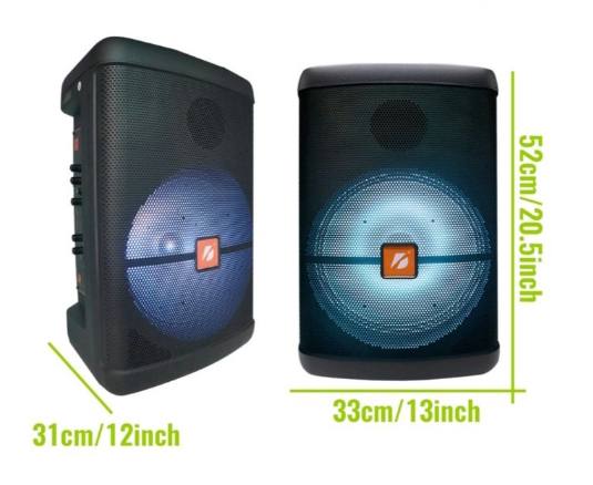 Bluetooth тонколона 12 инча KTS 1280