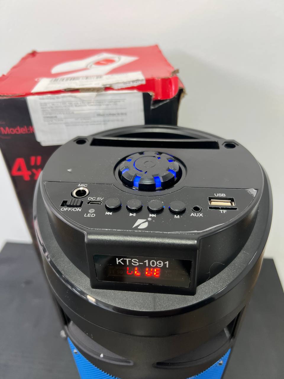 Bluetooth Тонколона KTS-1091, 2*4инча