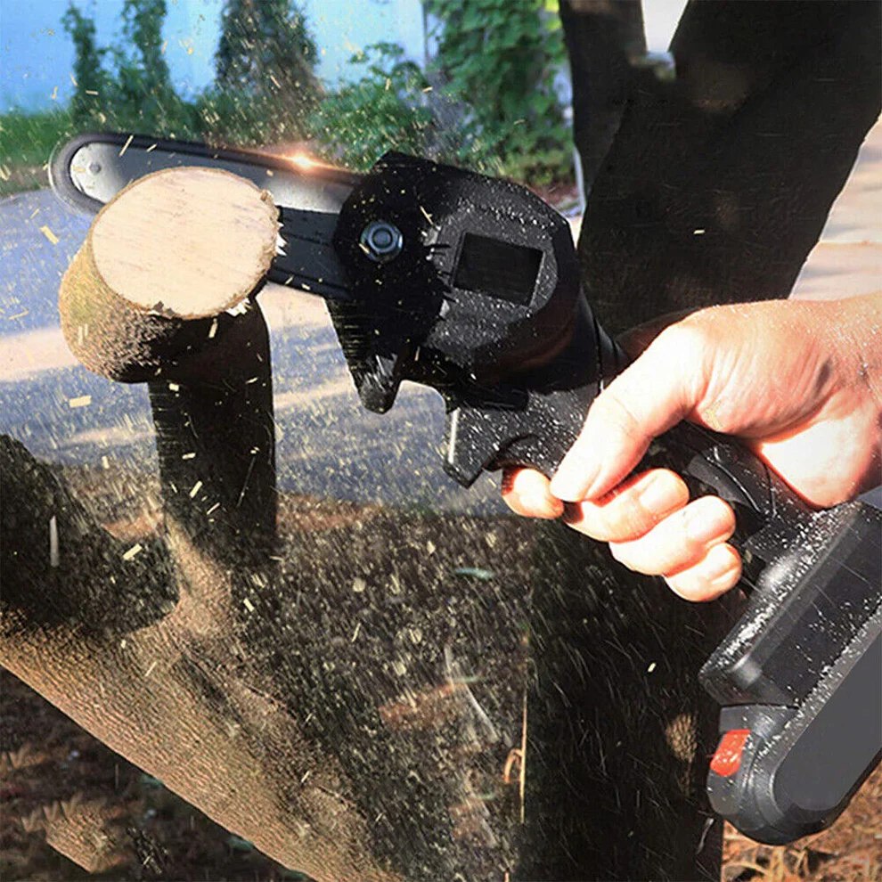 Акумулаторен Трион за Клони 24V 6Ah верижна резачка