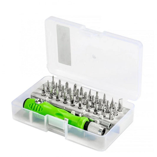 Комплект малка отверка с битове, 33 части