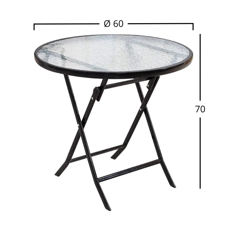 Сгъваем комплект за балкон маса и 2 стола
