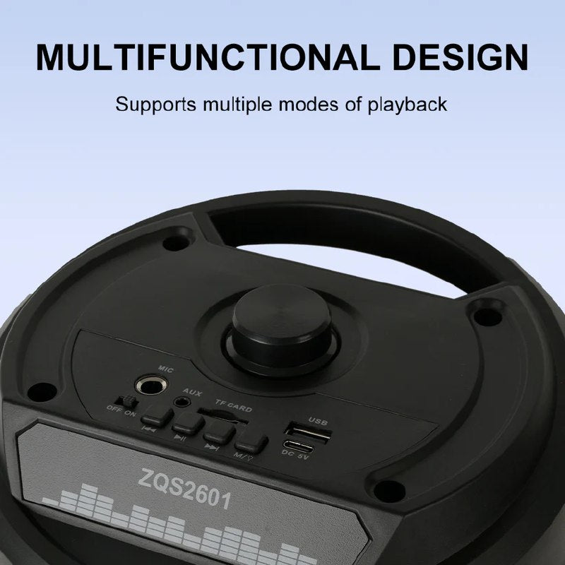 Безжична тонколона ZQS2601 2х6,5inch и микрофона