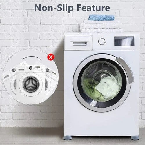 Комплект антивибрационни крачета за пералня, противоплъзгащи, 4 броя