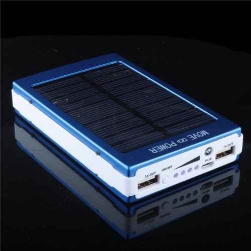 Соларна преносима батерия 50000mAh с 20 LED диода и 2 USB изхода