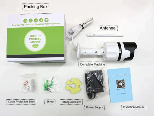 2бр. Безжична камера Privine със звук и запис в нея на SD карта + 2бр SD карта памет 64ГБ