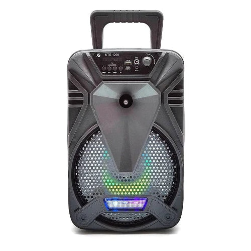 Портативна караоке тонколона 8 инча kts 1209 с микрофон - usb/bluetooth/tf/remote и други
