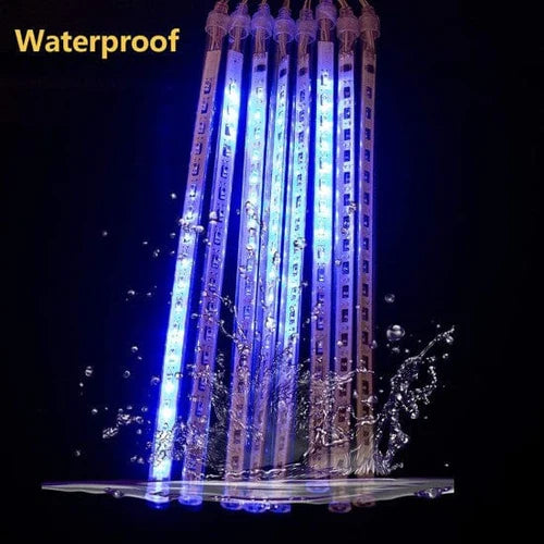 Led висулки " падащ сняг " бели