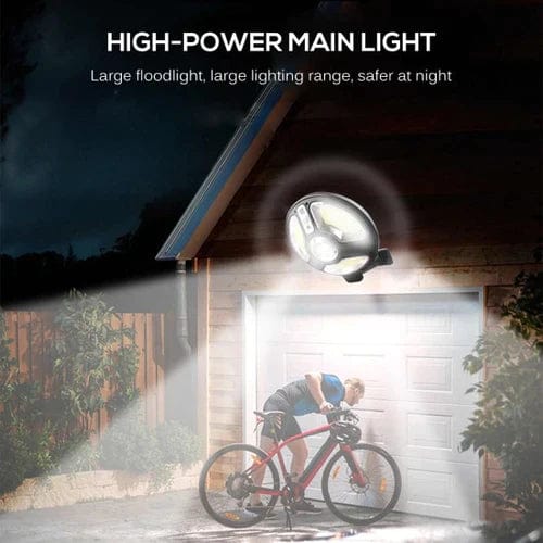 Соларна лампа 10бр със сензор и дистанционно управление 500w