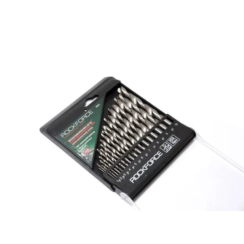 Комплект свредла за метал HSS, 19 бр РокФорс