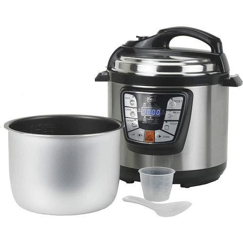 Мултикукър Silver Crest, готвене под налягане, 6 литра, 8 програми, отложен старт, неръждаема стомана, 1000 W, Инокс
