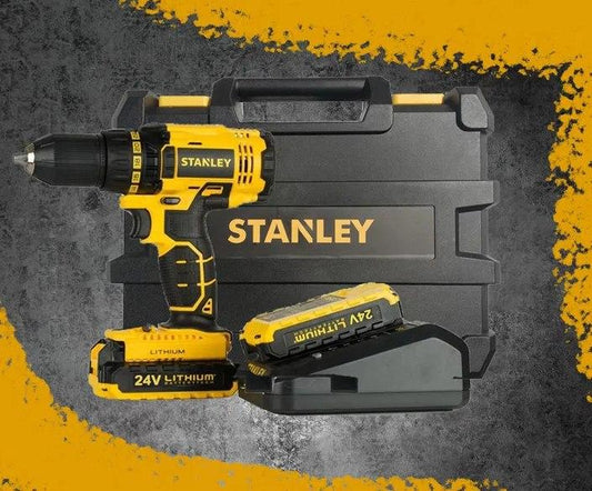Винтоверт акумулаторен Stanley ударен 24V 2х6.0A Li-ion батерии, куфа