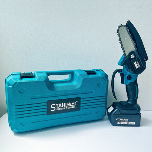 Акумулаторна резачка за клони Stahlmayer 36V/8ah с подарък допълнителна шина и верига
