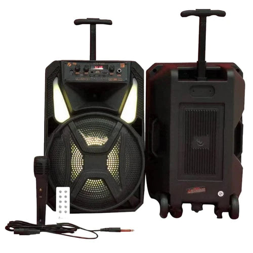 Преносима караоке тонколона KTS-1358, акумулаторна батерия, FM,MP3, SD карта, Bluetooth и микрофон