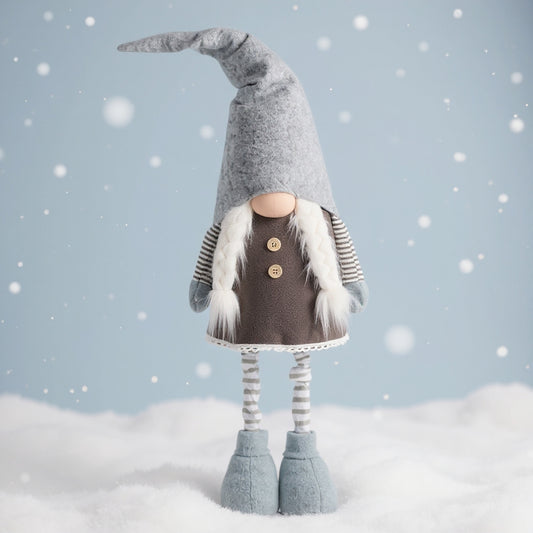 ВИСОК 115СМ!Коледен елф с регулируеми крака мъж/жена