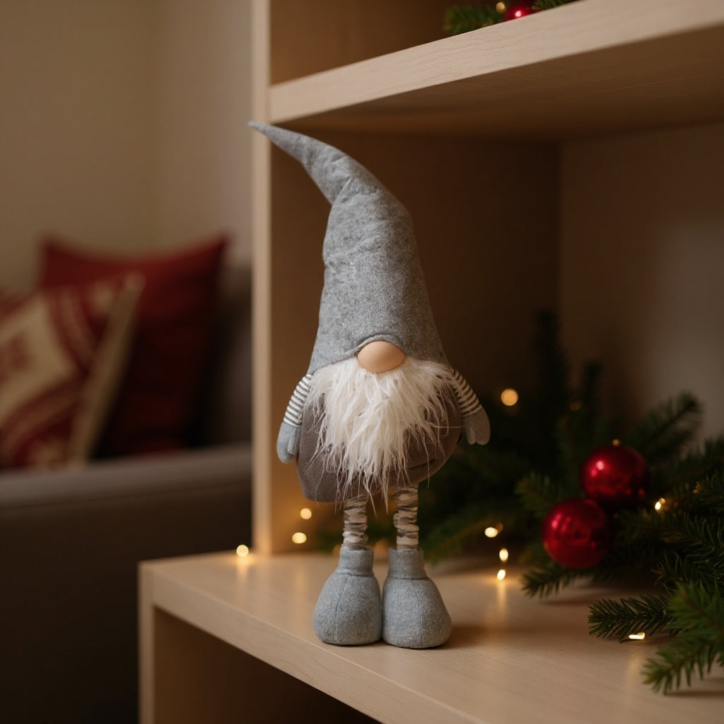 ВИСОК 115СМ!Коледен елф с регулируеми крака мъж/жена