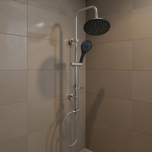 Душ система с тръбно окачване NOVA Master - Black