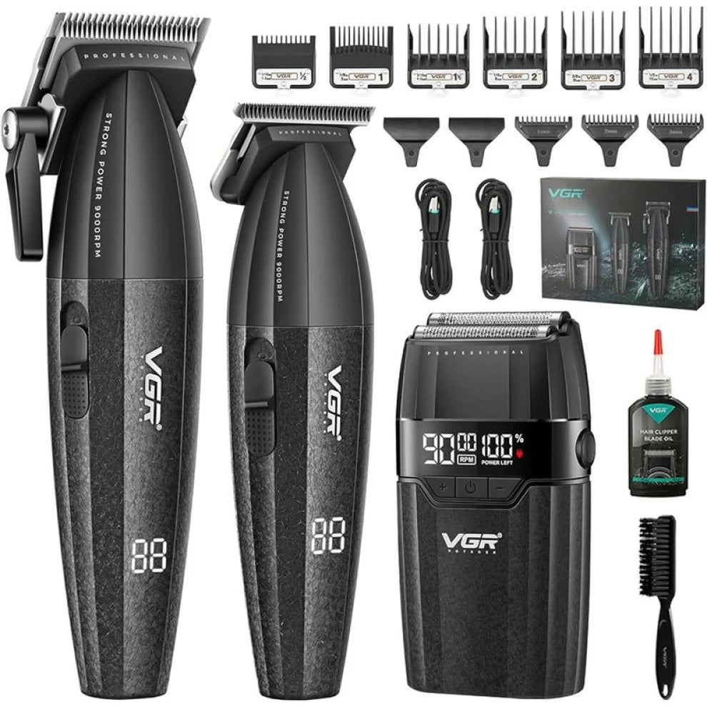 Професионален комплект VGR 640S3 – 3 в 1 (Черен)