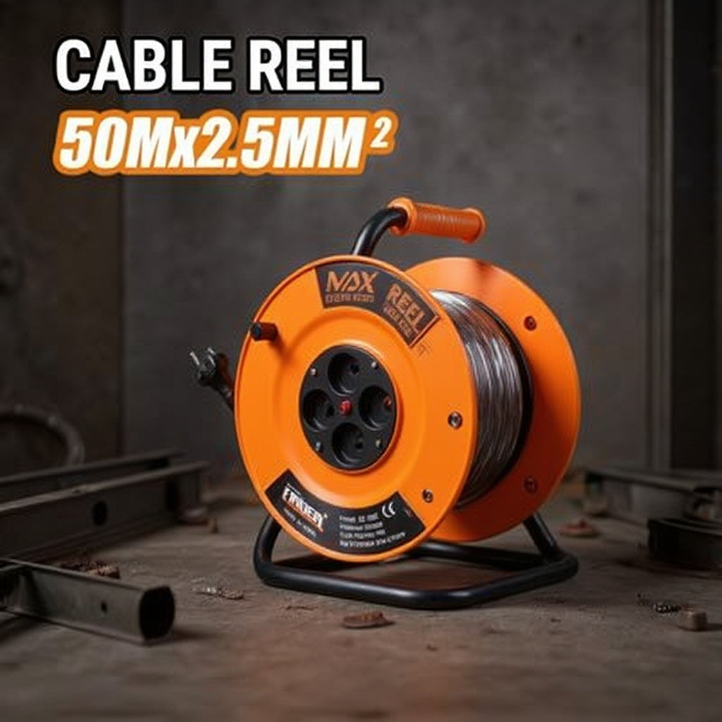 Професионална удължителна макара 50 метра, 4 гнезда, 2.5мм