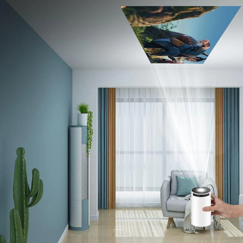 Смарт проектор HY300 - Домашно кино 4K, Андроид, до 130инча, 120ANSI лумена, BF23