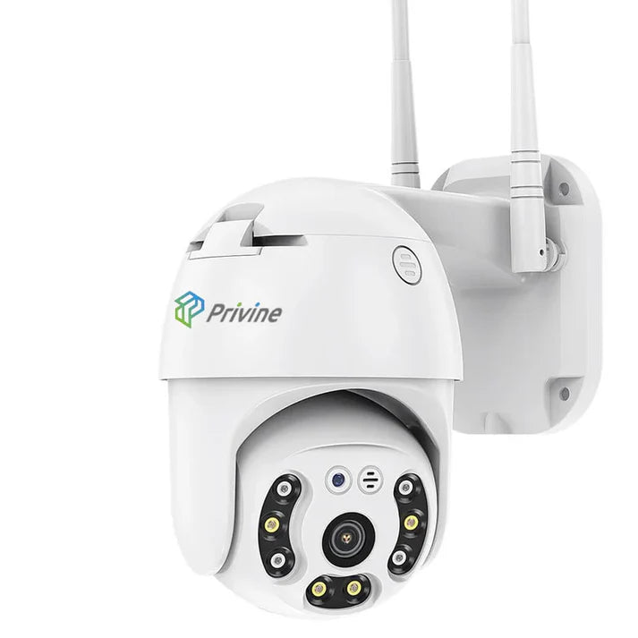 3бр. IP въртяща безжична камера Privine 5MPX- 4+4LED + 3бр. SD карта 64gb iCsee