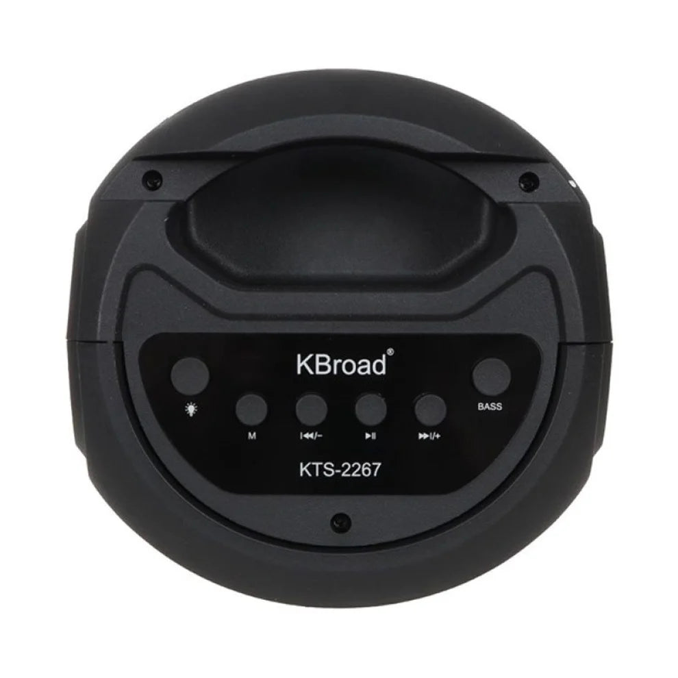 Bluetooth тонколона KTS-2267, 2x4inch, с микрофон