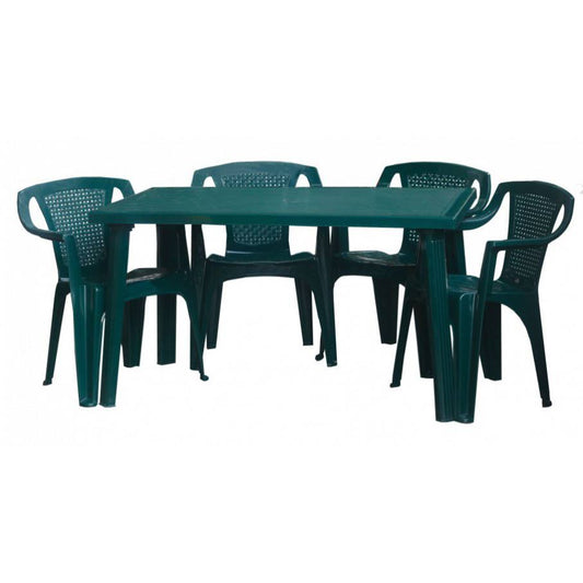 Градински комплект маса и 4 стола