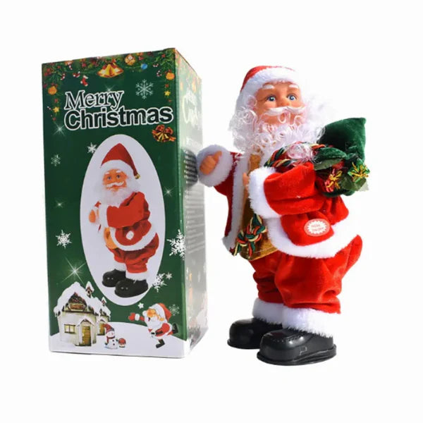 Пеещ и танцуващ Дядо Коледа с батерии