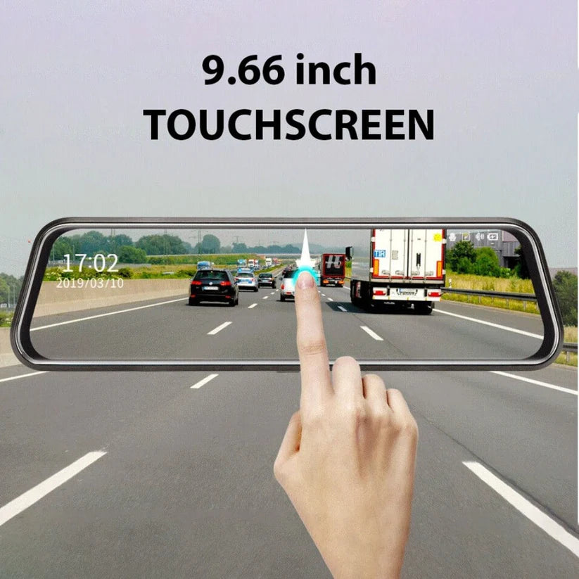 Видеорегистратор FULL TOUCH SCREEN с две камери 9.66inch
