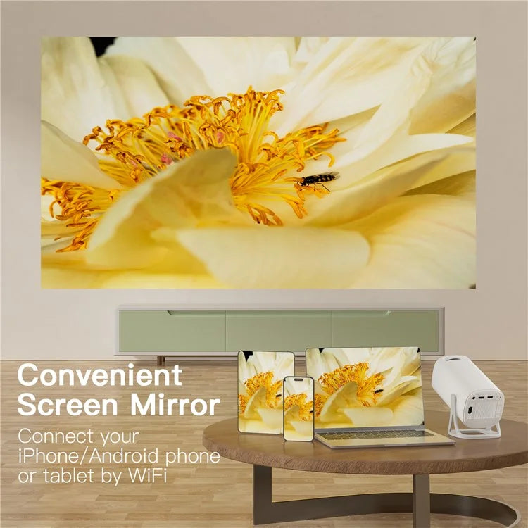 Смарт проектор и игрова конзола S40Max с 35 000 вградени игри - Домашно кино 4K, Андроид 11, до 130инча, 150ANSI лумена