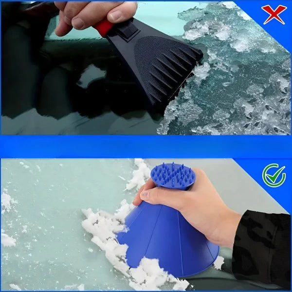 Стъргалка за лед за кола + фуния | ICYWIZARD