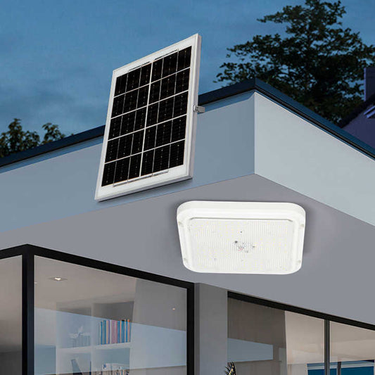 Соларна LED лампа за таван Jortan 100W с отделен панел