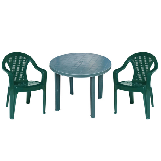 Градински комплект - маса и 2 стола