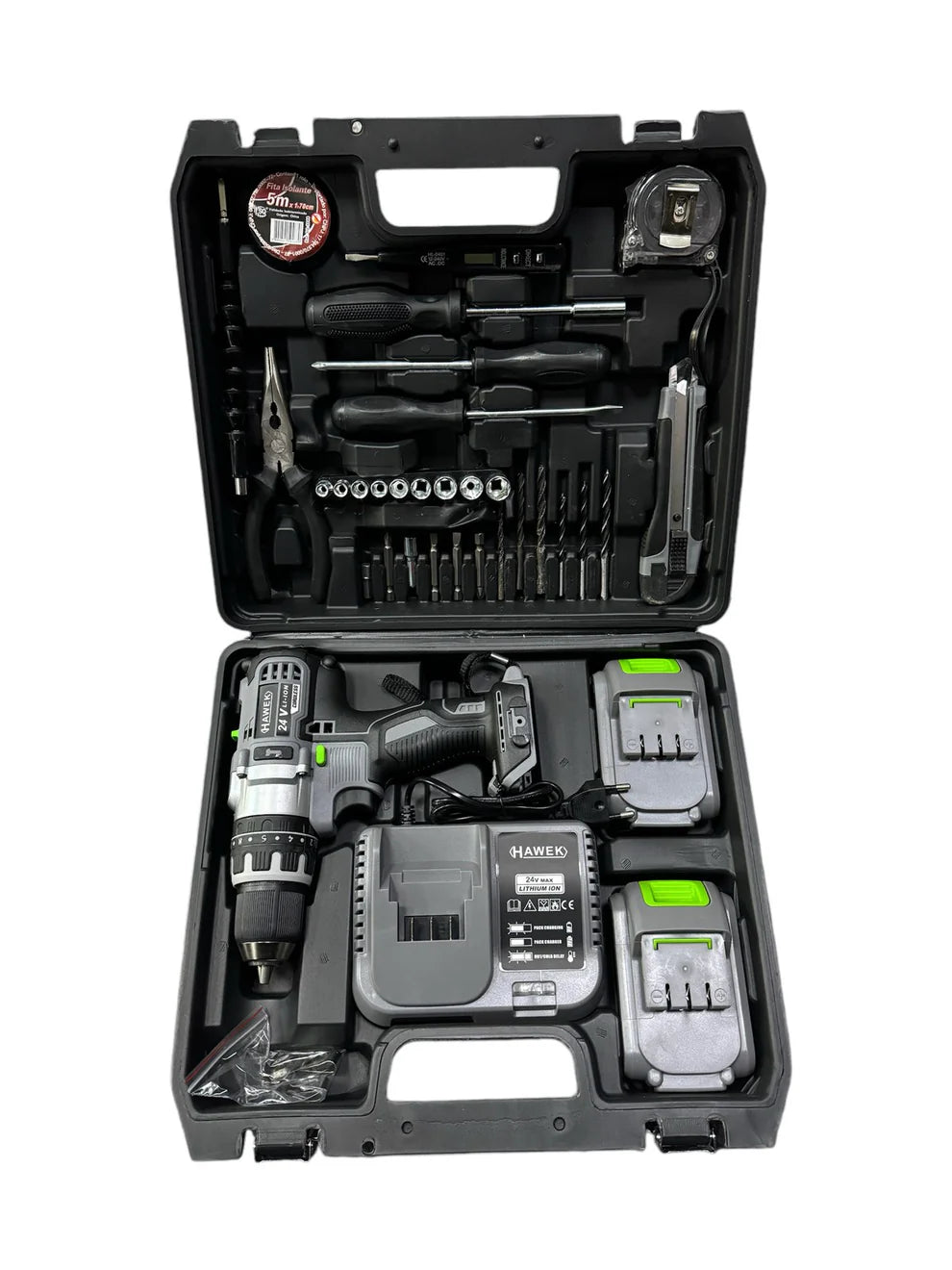 Акумулаторен ударен винтоверт 36V 8Ah с 40 части в куфар StahlMayer Black XR