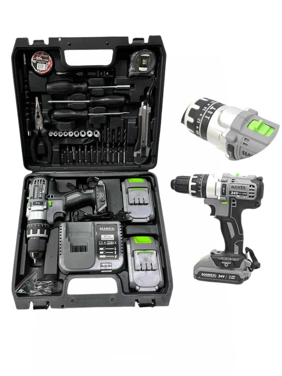 Акумулаторен ударен винтоверт 36V 8Ah с 40 части в куфар StahlMayer Black XR