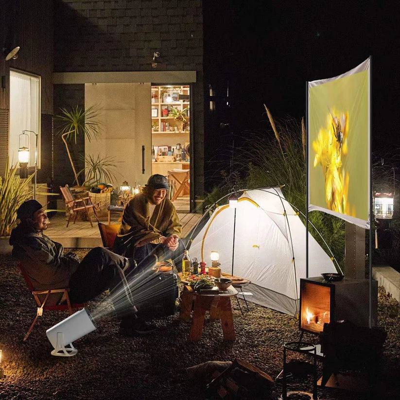 Смарт проектор и игрова конзола S40Max с 35 000 вградени игри - Домашно кино 4K, Андроид 11, до 130инча, 150ANSI лумена