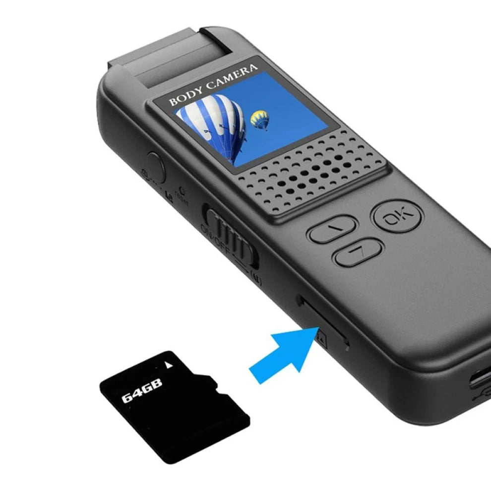 Мини Body камера 1080P с клипс – CS08