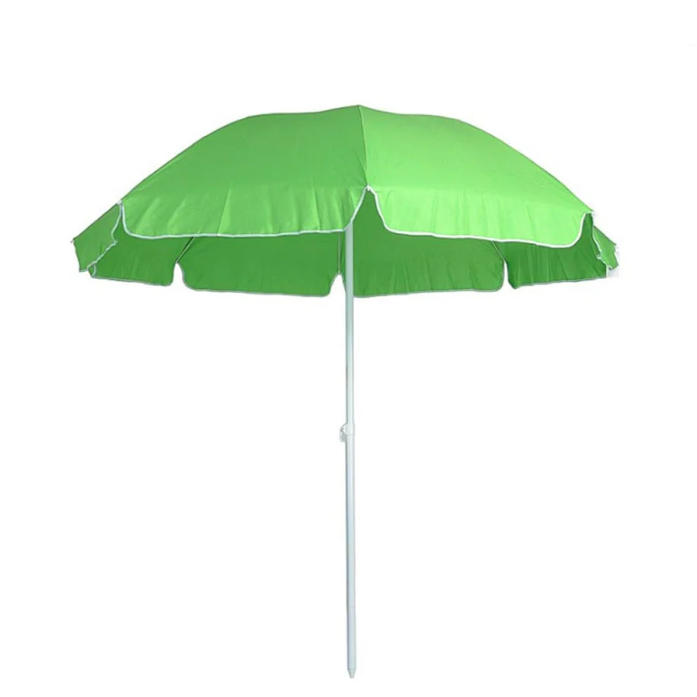 Градински чадър, осмоъгълен, чупещ, зелен, 200 см