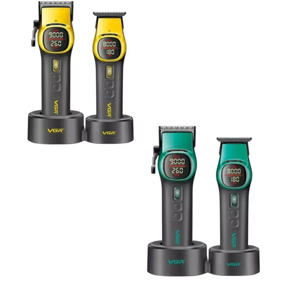 С КУФАРЧЕ!Комплект машинки за подстригване и контури-GoldSeries