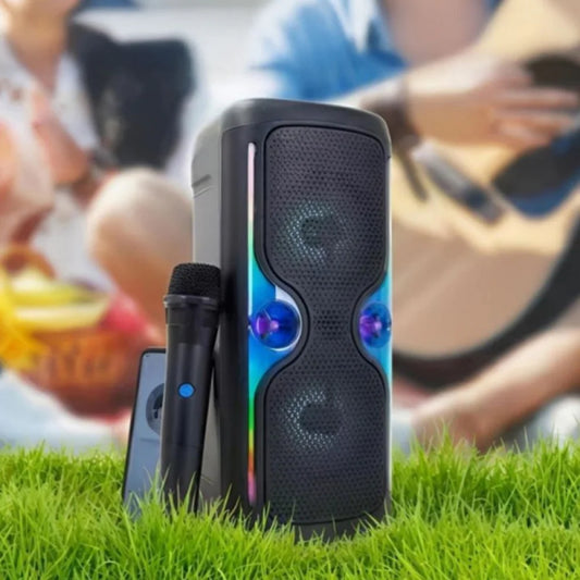 Bluetooth тонколонa KTS-2223 с RGB LED осветление и микрофон