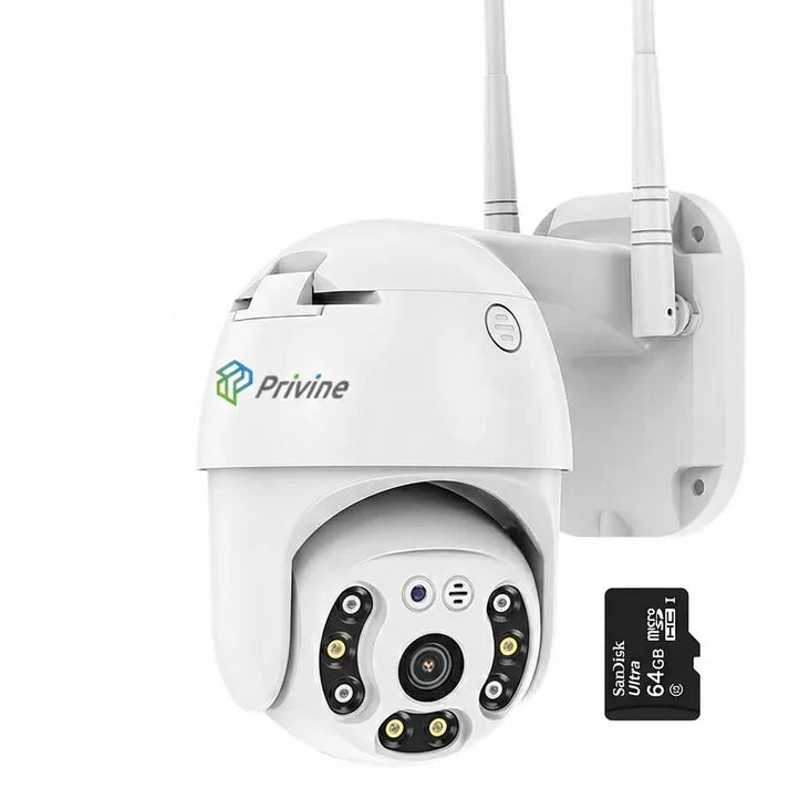 3БР!Въртяща безжична камера 5MPX + 3БР SD карта 64gb + iCsee