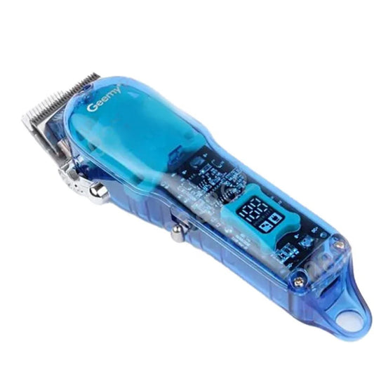 Професионална безжична акумулаторна машинка GM-6696 за подстригване Geemy