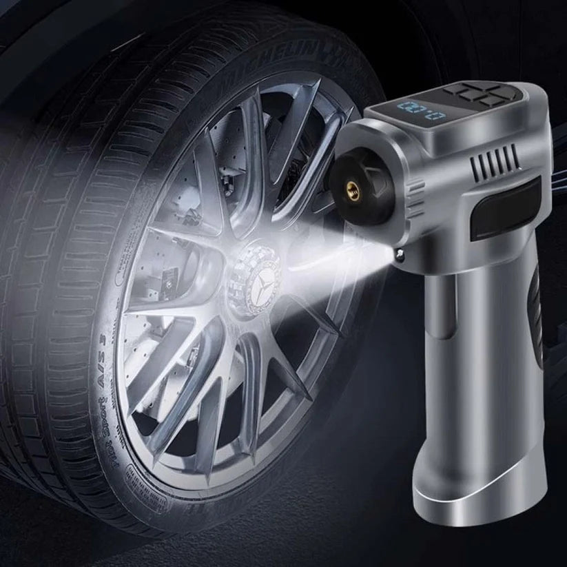 Преносим въздушен компресор jump starter, 8000mAh