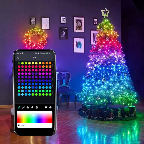 Bluetooth LED светлини за елха