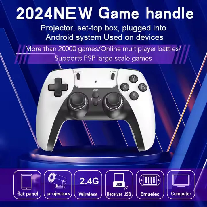 Безжична ретро конзола - GAME STICK HD с 20000 игри и два джойстика