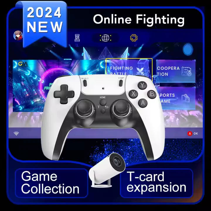 Безжична ретро конзола - GAME STICK HD с 20000 игри и два джойстика